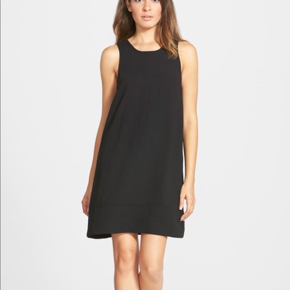 Leith Dresses & Skirts - Leith Sleeveless Racerback Shift Dress Black